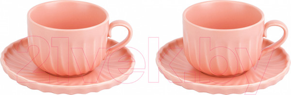 Изображение товара Набор для чая/кофе Nouvelle Fresh Taste / 1730239-Н2 (Pink)