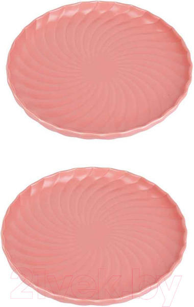 Изображение товара Набор тарелок Nouvelle Fresh Taste Dark Pink / 1730251-Н2