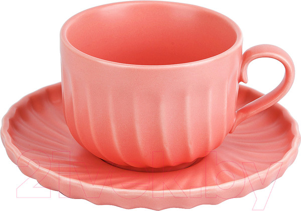 Изображение товара Набор для чая/кофе Nouvelle Fresh Taste / 1730259-Н2 (Dark Pink)