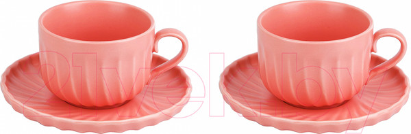 Изображение товара Набор для чая/кофе Nouvelle Fresh Taste / 1730259-Н2 (Dark Pink)