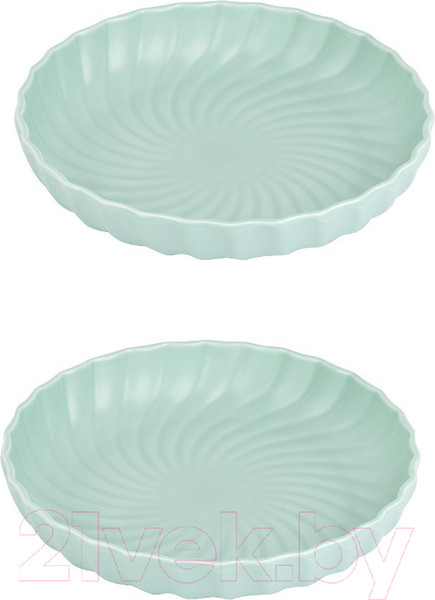 Изображение товара Набор тарелок Nouvelle Fresh Taste / 1730264-Н2 (Light Green)