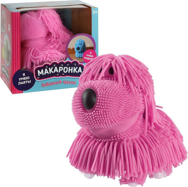 Изображение товара Интерактивная игрушка Наша игрушка Макаронка Собака / PT-01844 (розовый)