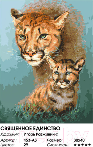 Изображение товара Картина по номерам БЕЛОСНЕЖКА Священное единство / 453-AS