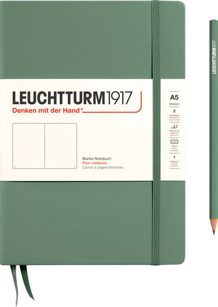 Изображение товара Записная книжка Leuchtturm 1917 Smooth Colours 365488 (251, оливковый)