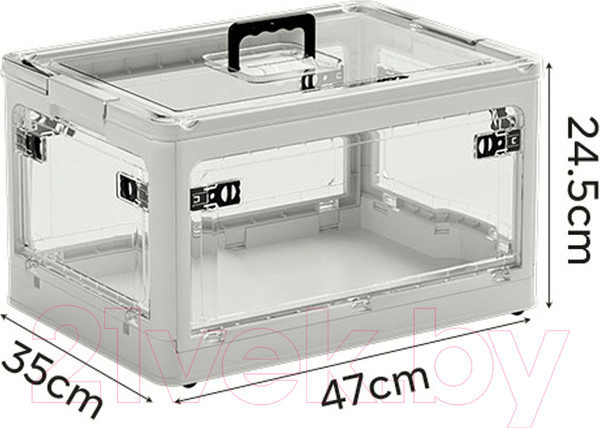 Изображение товара Контейнер для хранения Happy Home HH-015 (40л, белый)