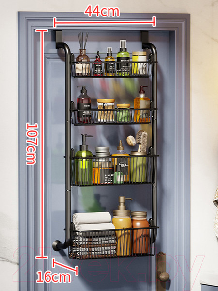 Изображение товара Полка для ванной Happy Home HH-037 (черный)