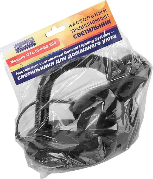 Изображение товара Настольная лампа General Lighting GTL-028-60-220 / 800128 (черный)