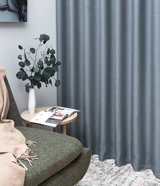 Изображение товара Штора LEGRAND Осло 180x260 / 58125993 (серо-голубой)