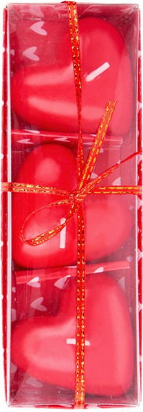 Изображение товара Набор свечей Darvish Сердце / DV-H-1654-3 (3шт)