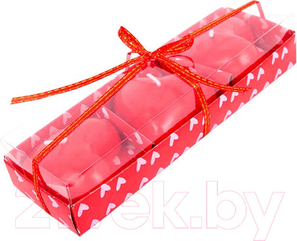 Изображение товара Набор свечей Darvish Сердце / DV-H-1654-3 (3шт)