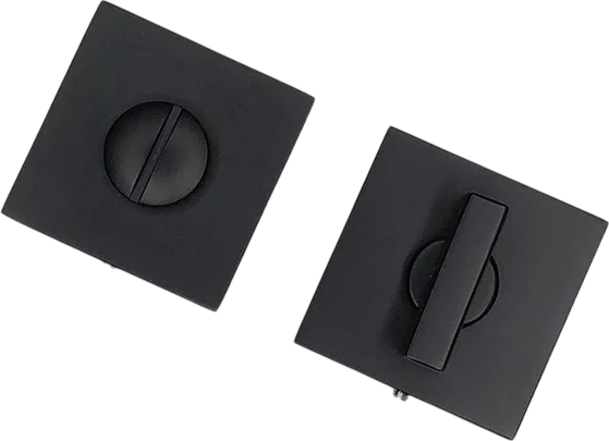 Изображение товара Фиксатор дверной защелки Abriss BK 2110 MBP (черный матовый)