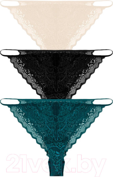 Изображение товара Комплект женских трусов Mark Formelle 412432-3 (р.102, молочный)