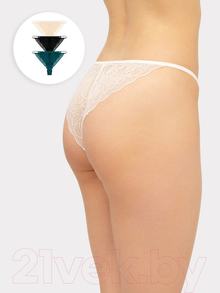 Изображение товара Комплект женских трусов Mark Formelle 412432-3 (р.106, молочный)
