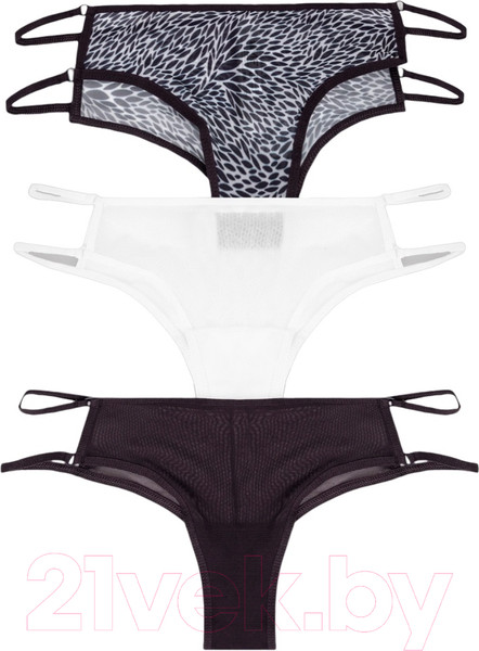 Изображение товара Комплект женских трусов Mark Formelle 412438-3 (р.102, абстракция на холодном эспрессо)