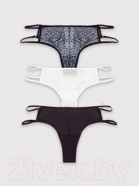 Изображение товара Комплект женских трусов Mark Formelle 412438-3 (р.106, абстракция на холодном эспрессо)