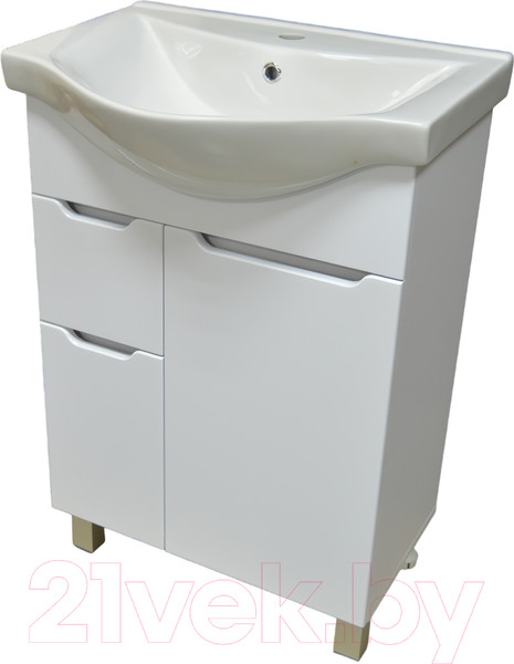 Изображение товара Тумба с умывальником Гамма Р24оФ8 У-60 Альбатрос-10060