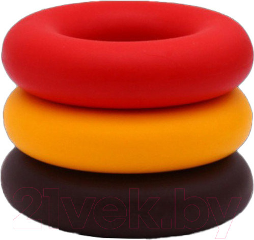 Изображение товара Набор эспандеров PROFITNESSLAB 13885 (3шт, красный/желтый/коричневый)