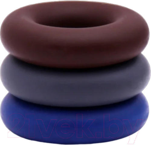 Изображение товара Набор эспандеров PROFITNESSLAB 13887 (3шт, коричневый/серый/темно-синий)