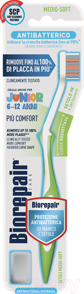 Изображение товара Зубная щетка Biorepair Junior средне-мягкая