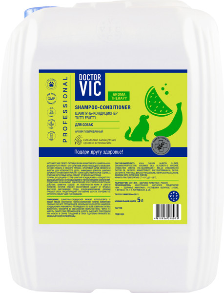 Изображение товара Шампунь для животных Doctor VIC Tutti Frutti для собак (5л)