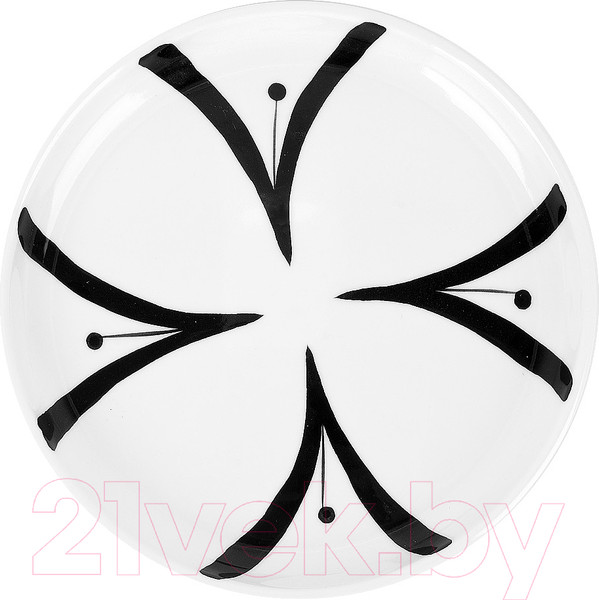 Изображение товара Тарелка столовая обеденная Bona DI Bianco & Nero / 2631090