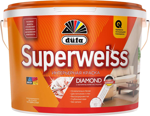 Изображение товара Краска Dufa ВД Superweiss RD4 (9л)
