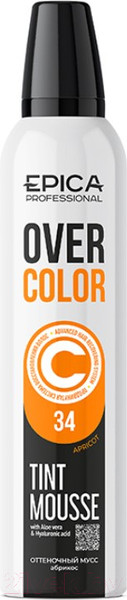 Изображение товара Тонирующий мусс для волос Epica Professional Overcolor (250мл, абрикос)