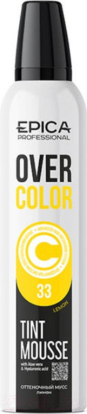 Изображение товара Тонирующий мусс для волос Epica Professional Overcolor (250мл, лимон)