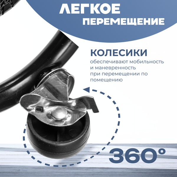 Изображение товара Этажерка Mio Tesoro Quad 4 MCS1001(19Ф) (черный)