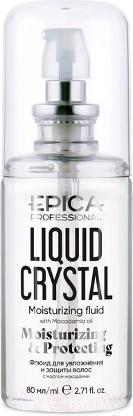 Изображение товара Флюид для волос Epica Professional Liquid Crystal Для увлажнения и защиты волос (80мл)