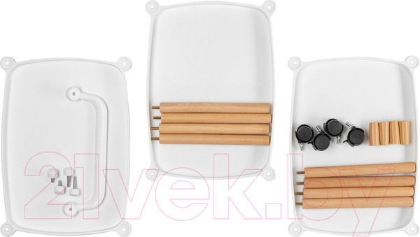 Изображение товара Этажерка Mio Tesoro Joon3 MPP1065 (белый)