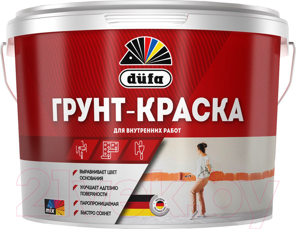 Изображение товара Грунт-краска Dufa 9л