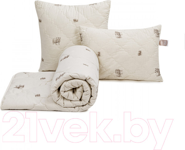 Изображение товара Одеяло ИвШвейСтандарт Овечья шерсть / ОШО-15ов