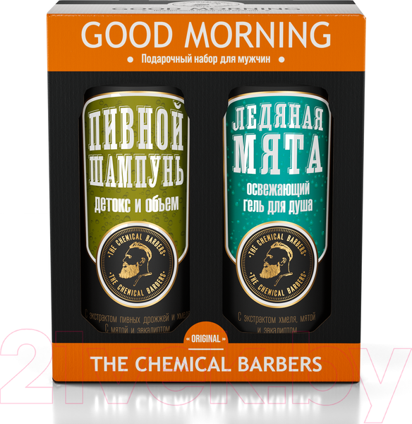 Изображение товара Набор косметики для тела и волос The Chemical Barbers Good Morning Шампунь+Гель для душа 2x350мл