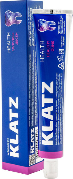 Изображение товара Зубная паста Klatz Health Здоровье десен (75мл)