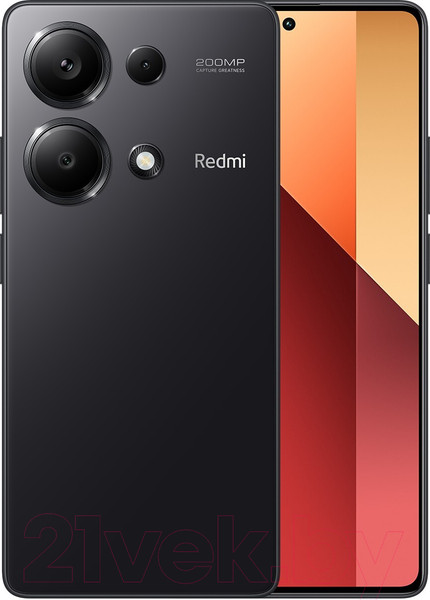 Изображение товара Смартфон Xiaomi Redmi Note 13 Pro 12GB/512GB с NFC (полуночный черный)