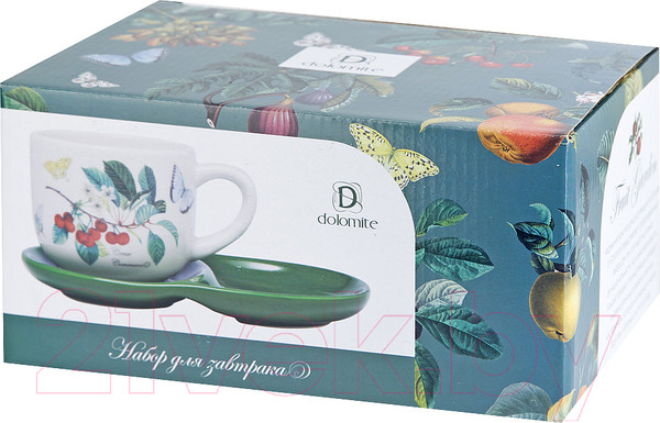 Изображение товара Чашка с блюдцем DolomitE Fruit Garden / L2521161