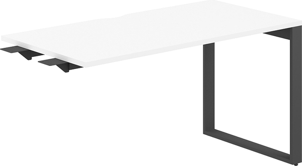 Изображение товара Стол модульный Norden 120x70x75 / AG.114.WH.V.72.AN (антрацит/белый)