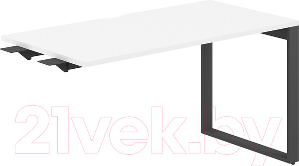 Изображение товара Стол модульный Norden 160x70x75 / AG.116.WH.V.72.AN (антрацит/белый)