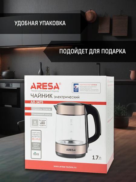 Изображение товара Электрочайник Aresa AR-3475