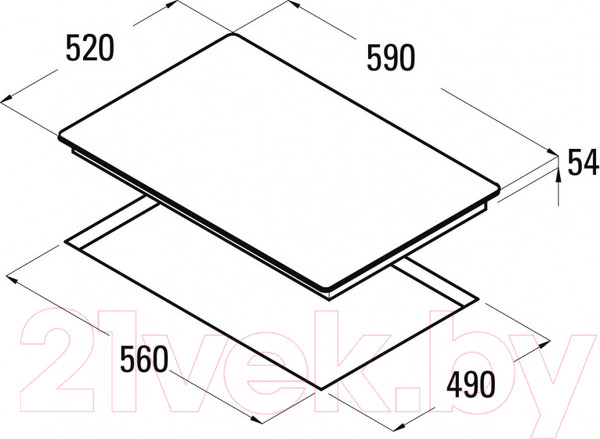 Изображение товара Индукционная варочная панель Schtoff I6S07B