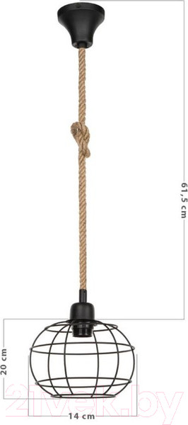 Изображение товара Потолочный светильник Toplight Adella TL1600H-01BK