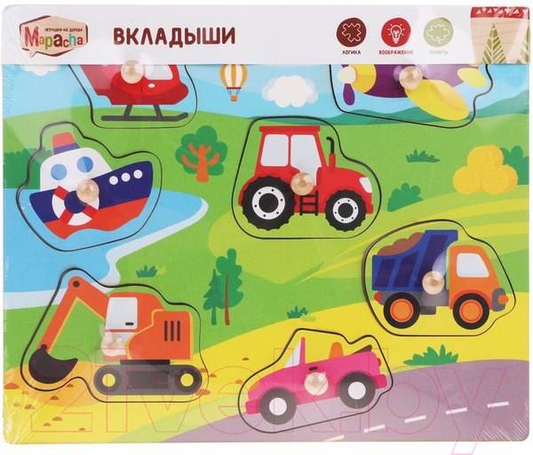 Изображение товара Сортер Mapacha Вкладыши Транспорт / 962084