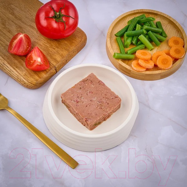 Изображение товара Влажный корм для кошек Monge BWild Grain Free из буйвола с овощами, ламистер (100г)