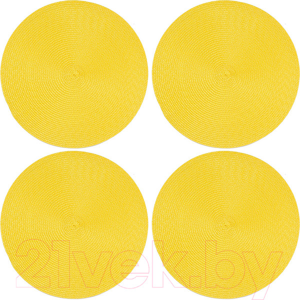 Изображение товара Набор плейсматов Nouvelle Сasual Line / 9903708-Н4 (4шт, желтый)
