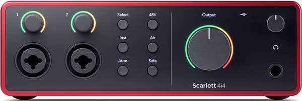 Изображение товара Аудиоинтерфейс Focusrite Scarlett 4i4 4th gen