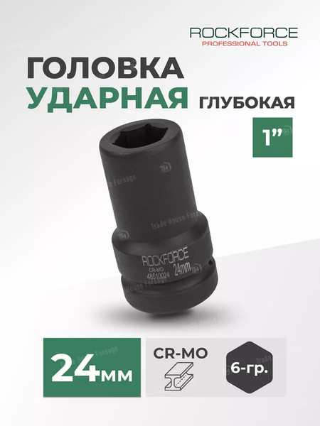 Изображение товара Головка слесарная RockForce RF-48510024(1569)