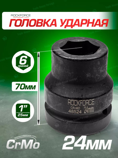 Изображение товара Головка слесарная RockForce RF-48524(850)