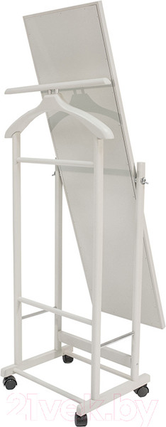 Изображение товара Стойка для одежды Импэкс Leset Сиэтл с зеркалом (белый)