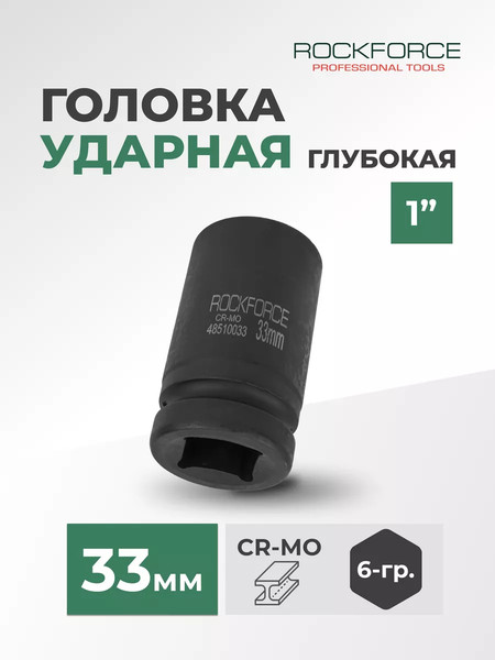 Изображение товара Головка слесарная RockForce RF-48510033(3109)